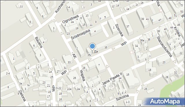 Bytów, Wojska Polskiego, 35b, mapa Bytów