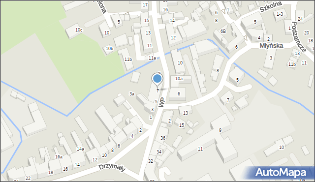 Bytów, Wojska Polskiego, 7, mapa Bytów