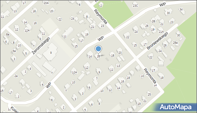 Celestynów, Wojska Polskiego, 16, mapa Celestynów