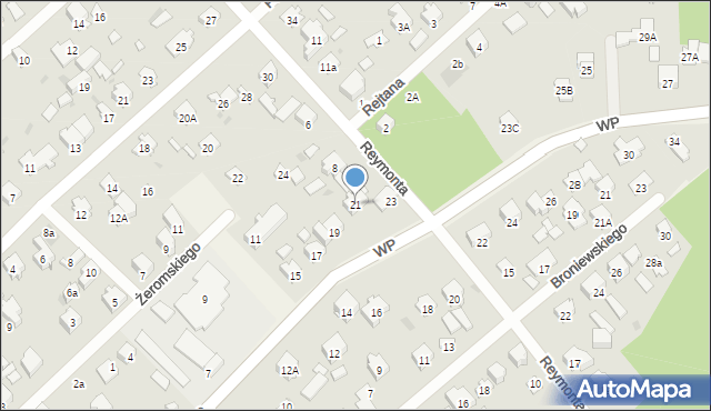 Celestynów, Wojska Polskiego, 21, mapa Celestynów