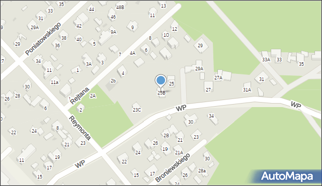 Celestynów, Wojska Polskiego, 25B, mapa Celestynów