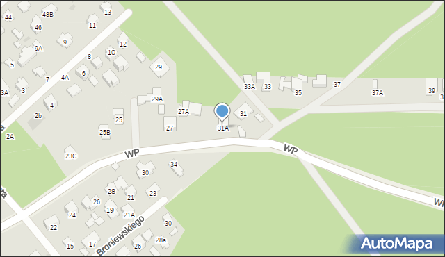 Celestynów, Wojska Polskiego, 31A, mapa Celestynów