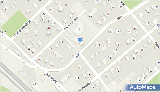 Celestynów, Wojska Polskiego, 7, mapa Celestynów