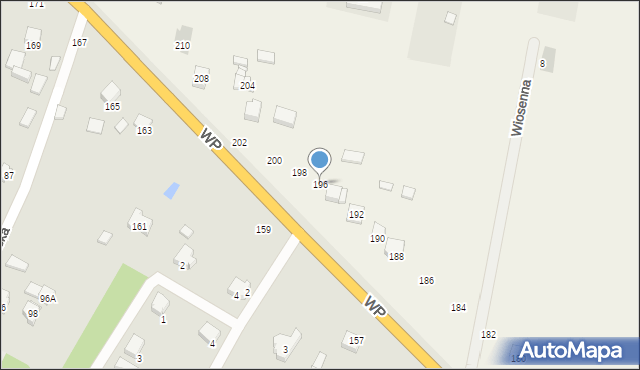 Charłupia Mała, Wojska Polskiego, 196, mapa Charłupia Mała