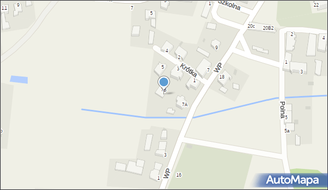 Charzyno, Wojska Polskiego, 7b, mapa Charzyno