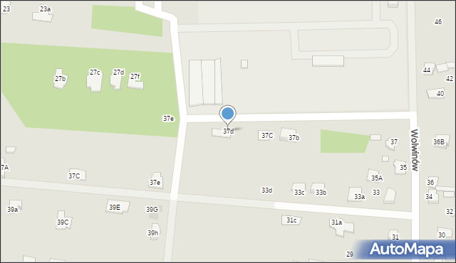 Chełm, Wolwinów, 37d, mapa Chełma