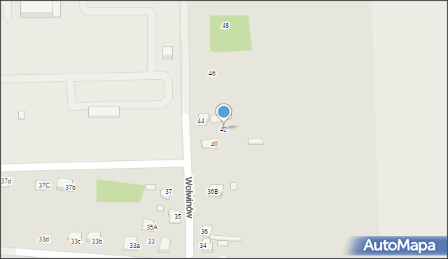 Chełm, Wolwinów, 42, mapa Chełma