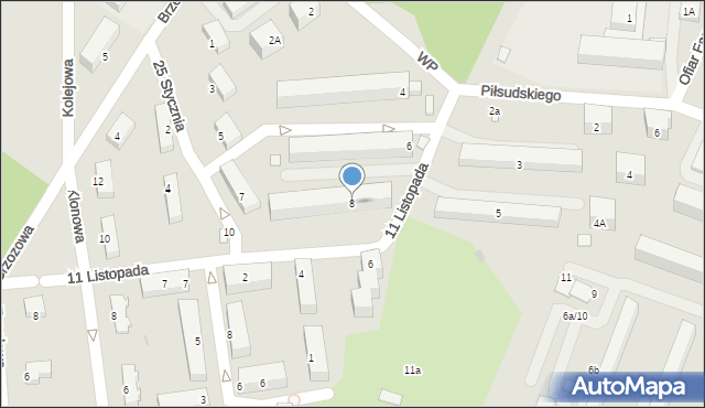 Chełmek, Wojska Polskiego, 8, mapa Chełmek