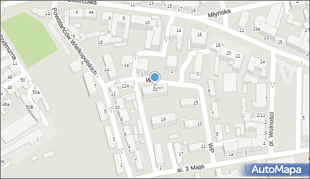 Chełmno, Wojska Polskiego, 21, mapa Chełmno