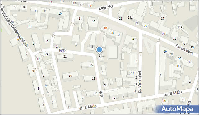 Chełmno, Wojska Polskiego, 9, mapa Chełmno