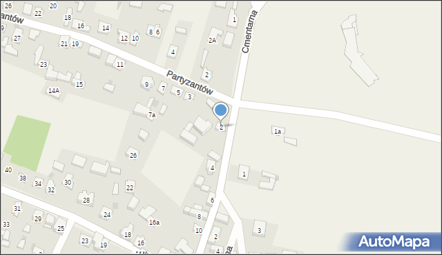 Choroń, Wolności, 2, mapa Choroń