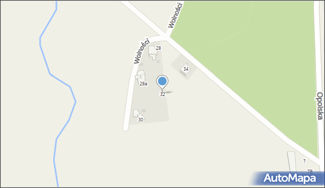 Chorula, Wolności, 32, mapa Chorula