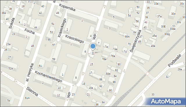 Chrzanów, Wojska Polskiego, 11, mapa Chrzanów