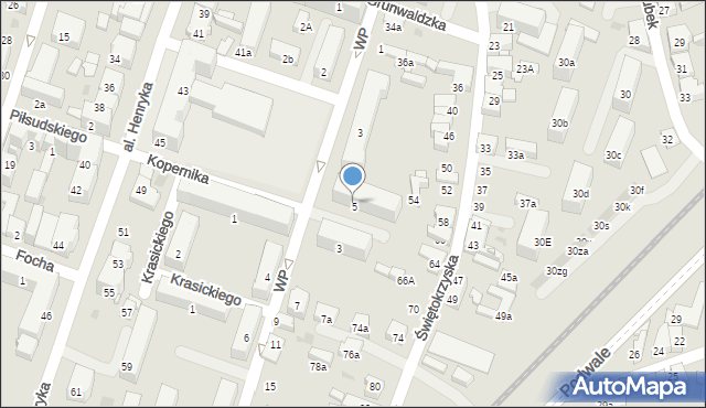 Chrzanów, Wojska Polskiego, 5, mapa Chrzanów