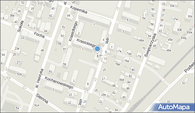 Chrzanów, Wojska Polskiego, 6, mapa Chrzanów