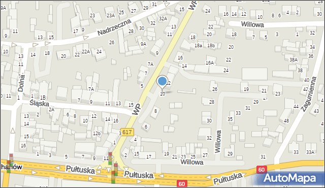 Ciechanów, Wojska Polskiego, 10, mapa Ciechanów