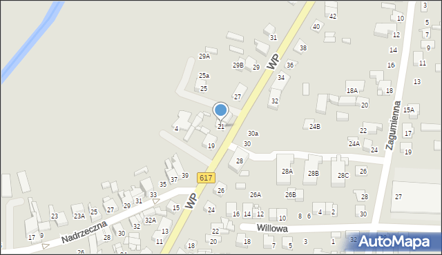 Ciechanów, Wojska Polskiego, 21, mapa Ciechanów