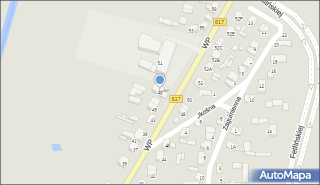 Ciechanów, Wojska Polskiego, 49, mapa Ciechanów