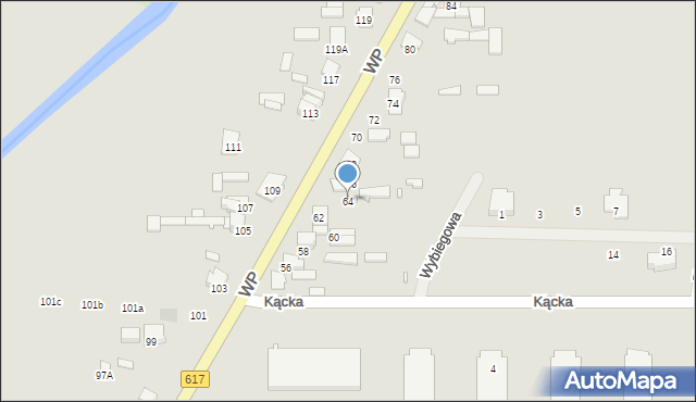 Ciechanów, Wojska Polskiego, 64, mapa Ciechanów