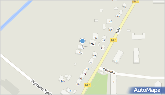 Ciechanów, Wojska Polskiego, 79, mapa Ciechanów