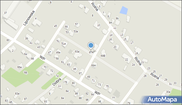 Ciechocinek, Wojska Polskiego, 67A, mapa Ciechocinek