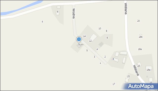 Cierpice, Wodna, 7, mapa Cierpice