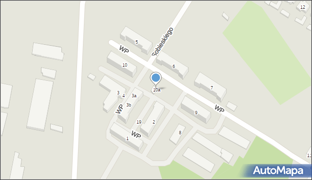 Czarne, Wojska Polskiego, 10a, mapa Czarne