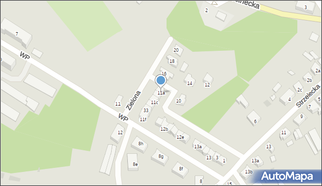 Czarne, Wojska Polskiego, 11a, mapa Czarne