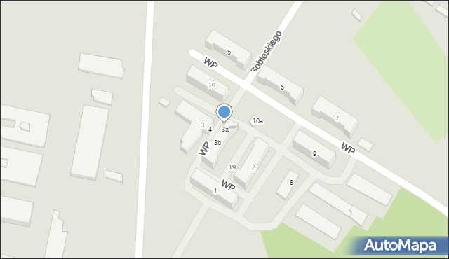 Czarne, Wojska Polskiego, 3a, mapa Czarne