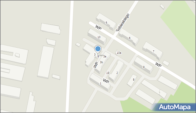 Czarne, Wojska Polskiego, 4, mapa Czarne