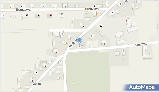 Czastary, Wolności, 3, mapa Czastary