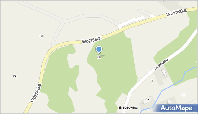 Czaszyn, Woźniaka Romana, ks., 69, mapa Czaszyn