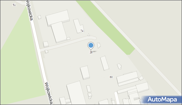 Czeladź, Wojkowicka, 18, mapa Czeladź