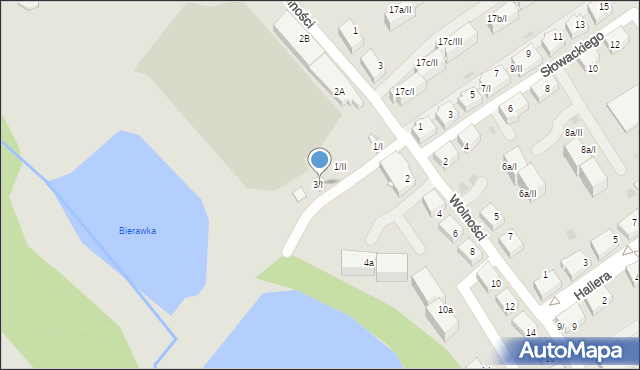 Czerwionka-Leszczyny, Wolności, 3/I, mapa Czerwionka-Leszczyny