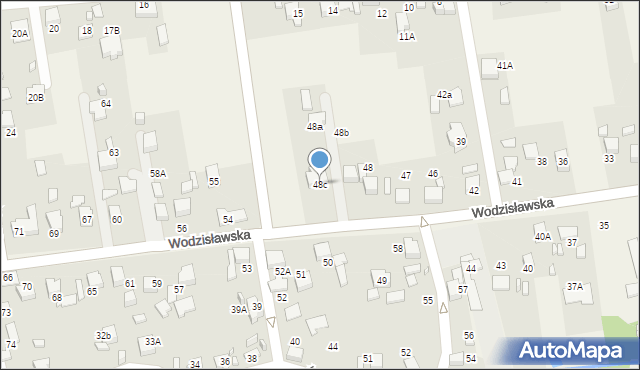 Czyżowice, Wodzisławska, 48c, mapa Czyżowice