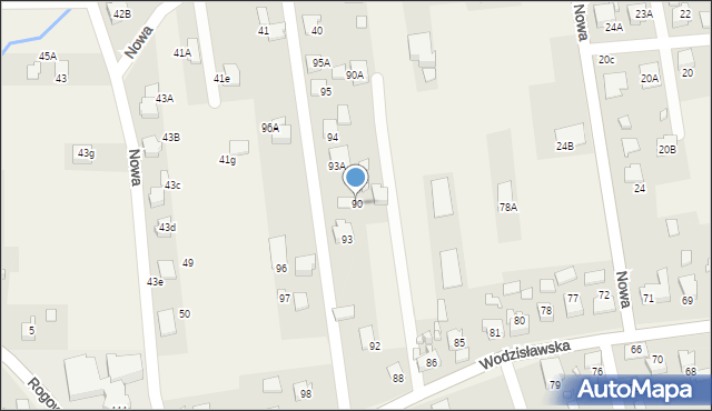 Czyżowice, Wodzisławska, 90, mapa Czyżowice