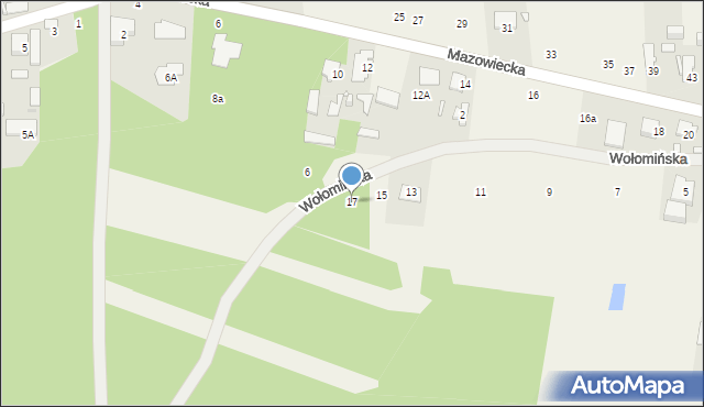 Dobczyn, Wołomińska, 17, mapa Dobczyn