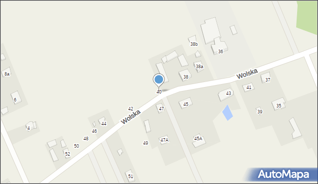 Dobiesz, Wolska, 40, mapa Dobiesz