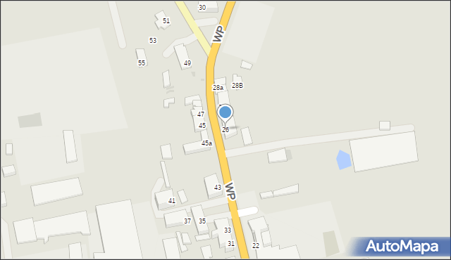Dobre Miasto, Wojska Polskiego, 26, mapa Dobre Miasto