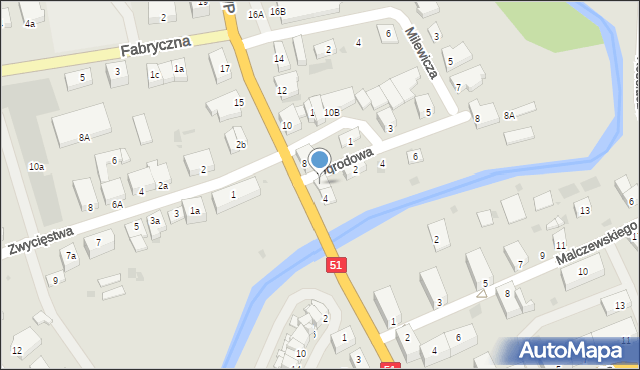 Dobre Miasto, Wojska Polskiego, 6, mapa Dobre Miasto