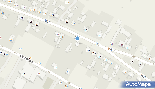 Dolice, Wojska Polskiego, 17, mapa Dolice