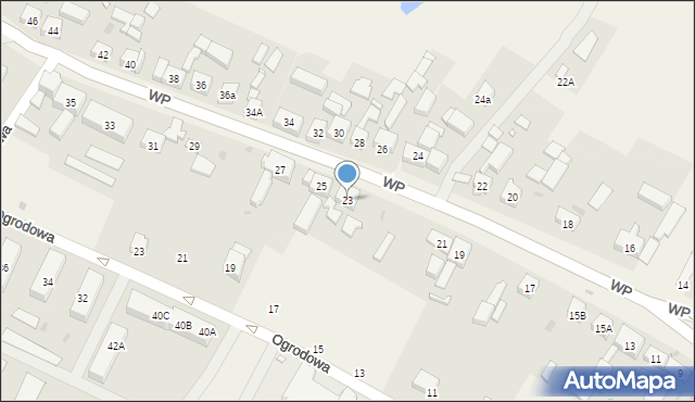 Dolice, Wojska Polskiego, 23, mapa Dolice