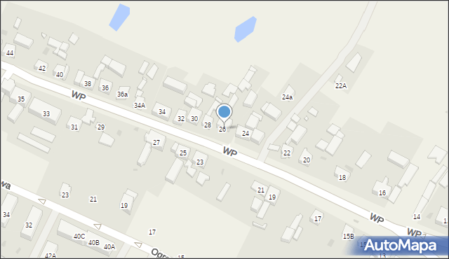 Dolice, Wojska Polskiego, 26A, mapa Dolice
