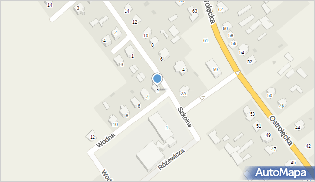 Dylewo, Wodna, 2, mapa Dylewo