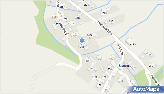 Dzianisz, Wodna, 21, mapa Dzianisz