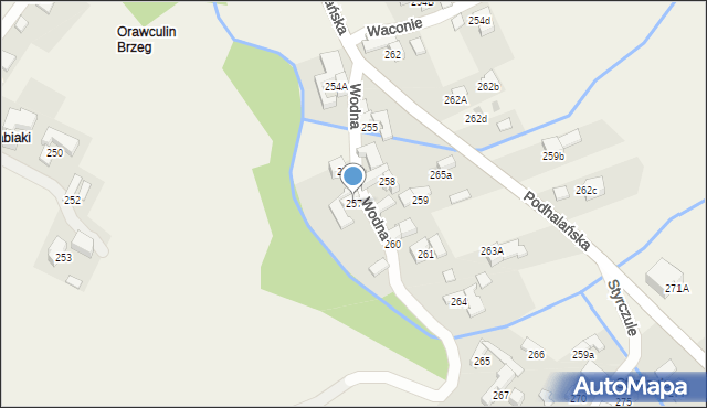 Dzianisz, Wodna, 6, mapa Dzianisz