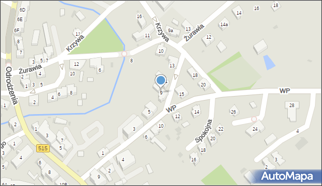 Dzierzgoń, Wojska Polskiego, 9, mapa Dzierzgoń