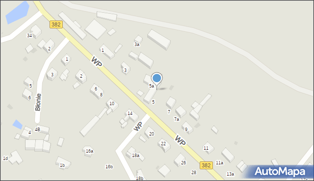 Dzierżoniów, Wojska Polskiego, 5b, mapa Dzierżoniów
