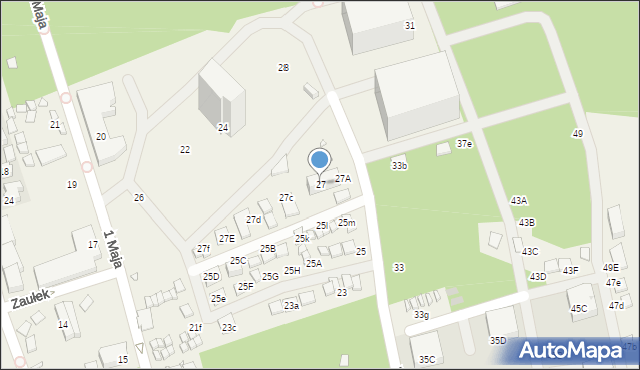 Dziwnówek, Wolności, 27, mapa Dziwnówek