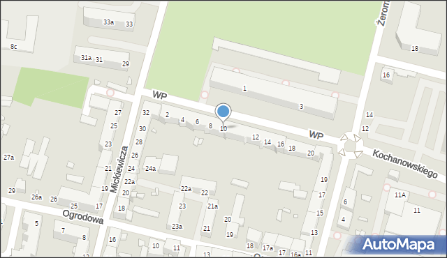 Elbląg, Wojska Polskiego, 10, mapa Elbląga